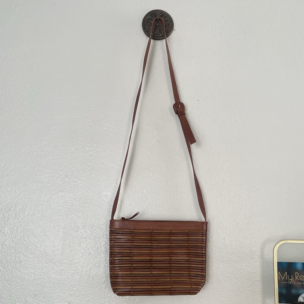 CEM Leather Woven‎ Crossbody